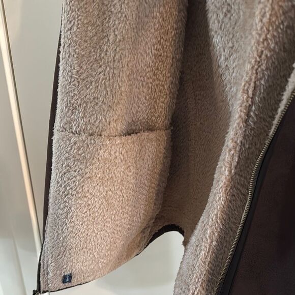 Moon Shine Large Men's  Brown Shearling Jacket - Picture 6 of 11